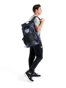 Arena All Set Backpack 45L Sports Swimming Bag - Navy (Aquabreathe Water-Repellent w/ Laptop Pocket)
