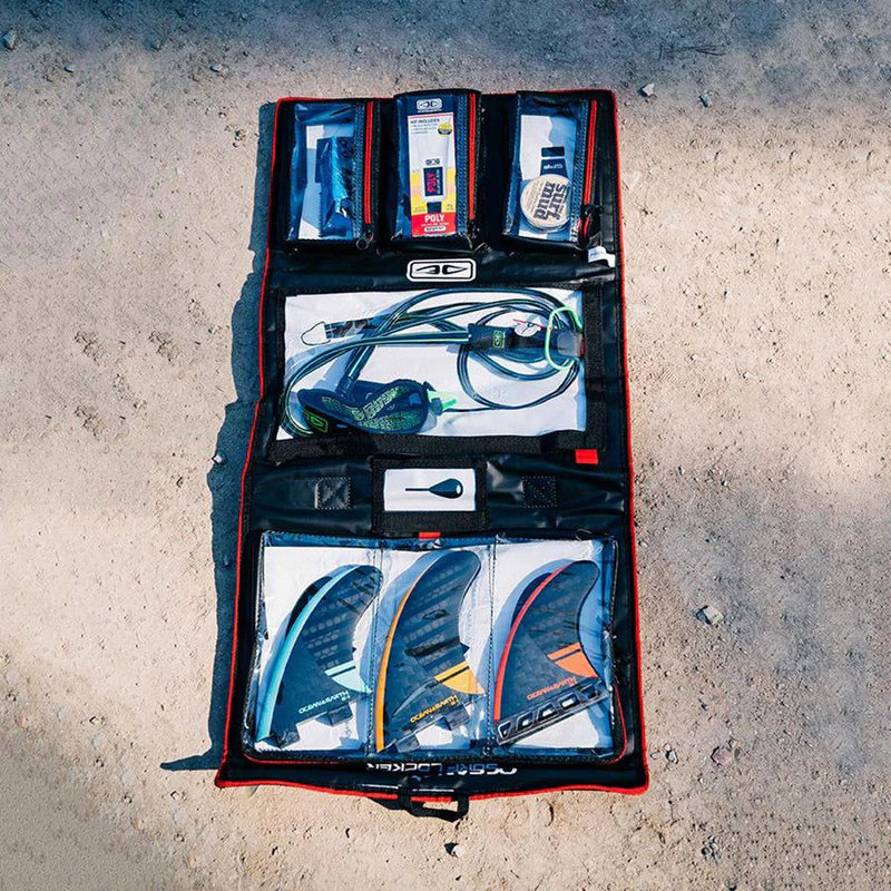 Ocean & Earth 3 Fold Surf Locker Bag for Surfing Accessories Bag (Black)
