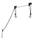 Monvelo Kayak Hoist Pulley 54kg Bike Holder Lift Garage Ceiling Storage Rack