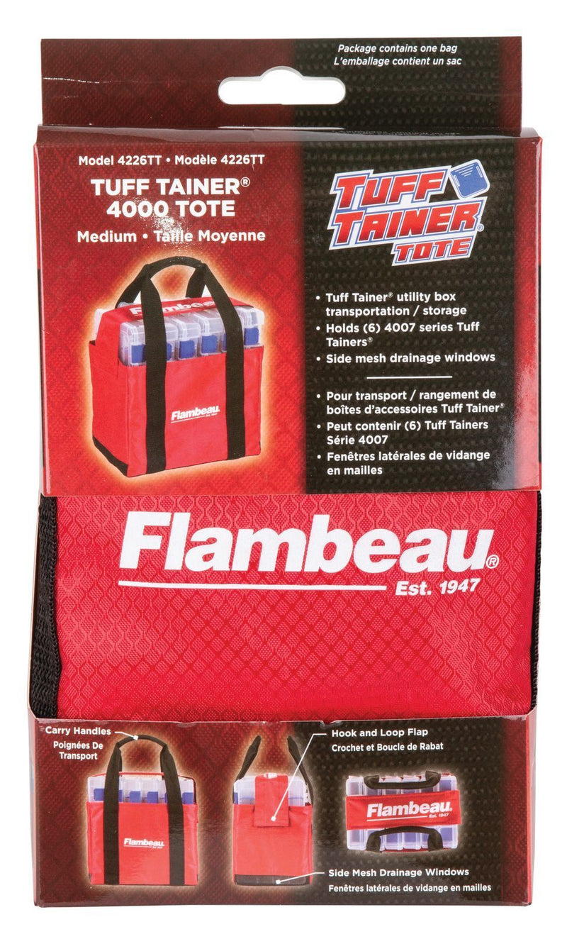 Flambeau 4226 Fishing Tackle Tray Tote Bag - Holds Up To 6 Tackle Trays
