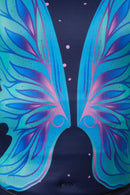 Jetpilot Cause Kids/Girl's Neoprene Life Jacket Vest (Navy Blue Wings)