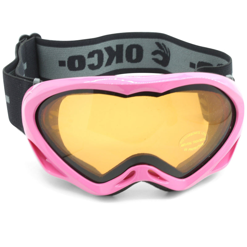 OK Co Double Lens 100% UV Multipurpose Kids Sports Goggles (Pink)