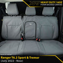 Ford Ranger T6.2 Sport & Tremor XP7 Rear Row Seat Covers (Available)