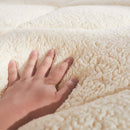 Dreamz Mattress Topper 100% Wool Underlay Reversible Mat Pad Protector Double