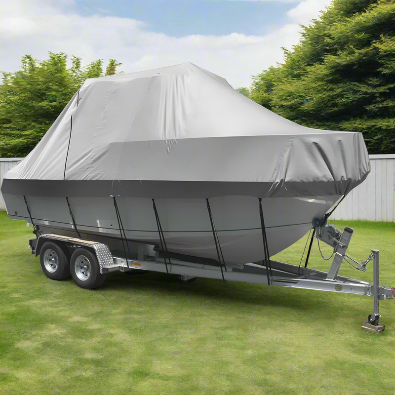 Boat Cover - 17-27ft - Heavy Duty Grey