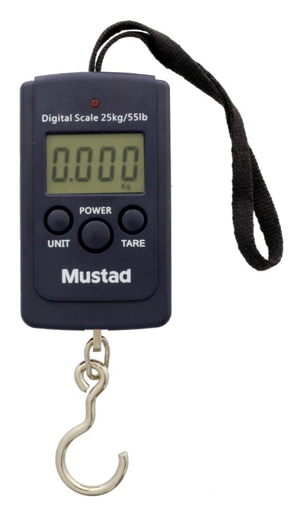 Mustad 25kg Water Resistant Digital Fish Scales