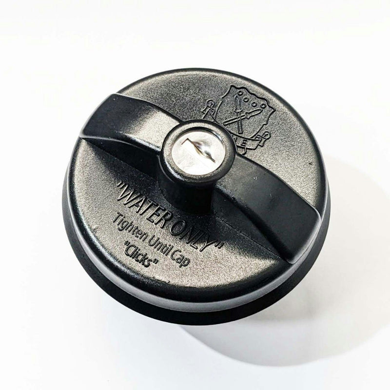 Hume Water Filler Cap with Keys (Black)