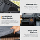 San Hima Kalbarri X Rooftop Tent Hardshell With Ladder 4x4 + 200W Solar Panel