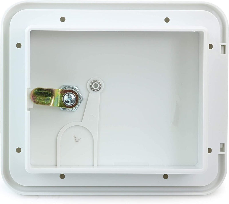 Caravan Utility Door Hatch Rectangle White