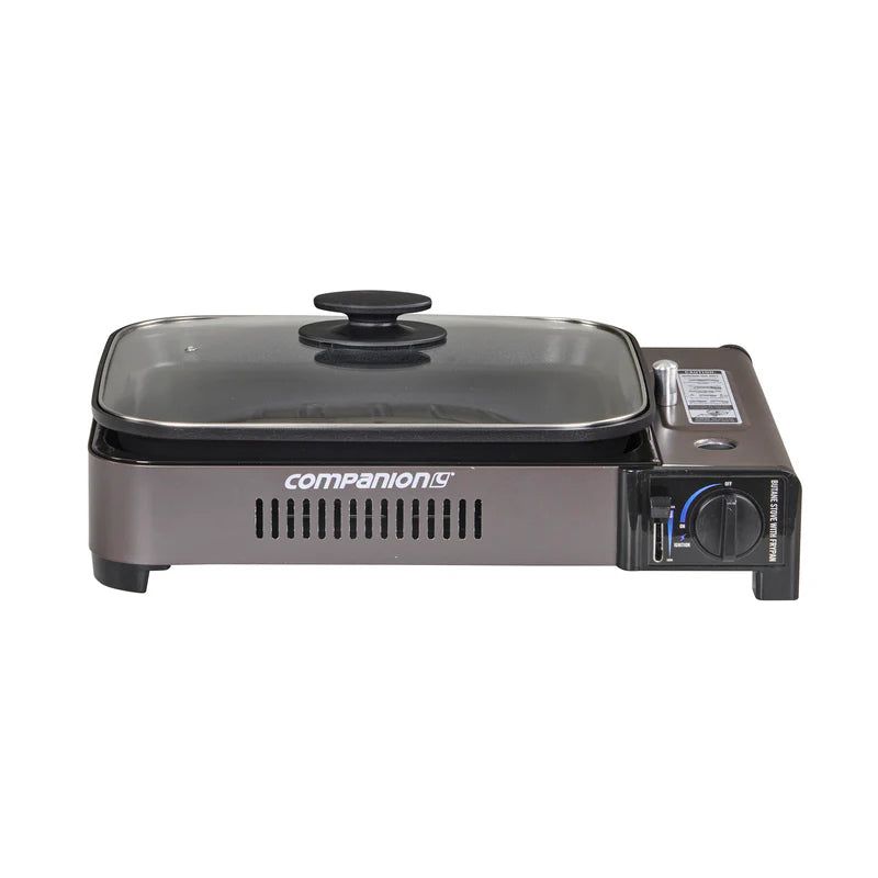 COMPANION BUTANE STOVE WITH FRYPAN