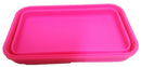 Collapsible Silicone Rectangle Container 5L - Pink