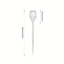 Spooky Solar Torch Set: 4-Pack Skull Lights with Flickering Flame