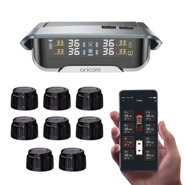 Oricom APP DIY TPMS W Multicolour Display - 8 External Sensor