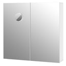 Levede Bathroom Mirror Wall Mounted Vanity Mirror Cabinet Wall Storage 75x72cm