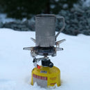 Camping Gas Stove Head Split-Type Butane Stove Silver