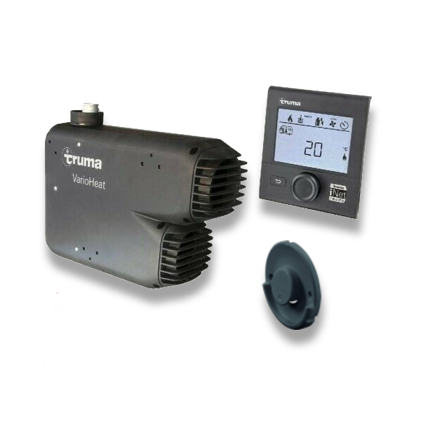 Truma VarioHeat Eco Gas Heater With BLACK Wall Cowl