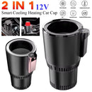 Portable 2-in-1 Car Cup Cooler & Warmer–12V Auto Beverage Balck