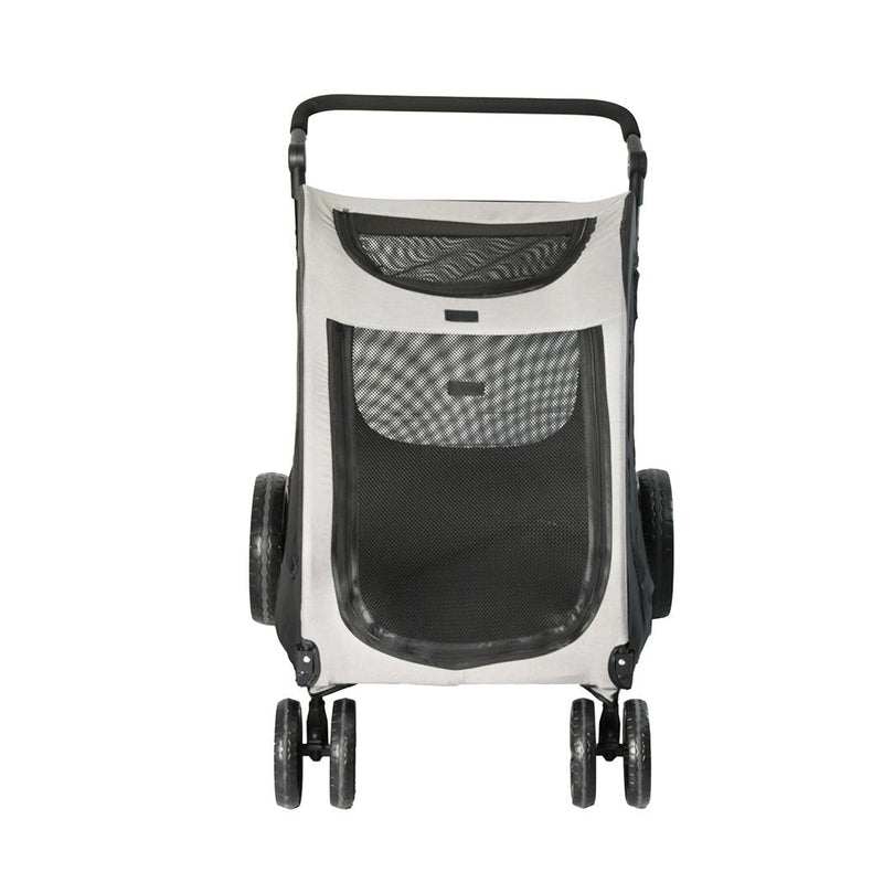 Pawz Pet Dog Stroller Pram Carrier Cat Travel Foldable 4 Wheels 50kg Capacity