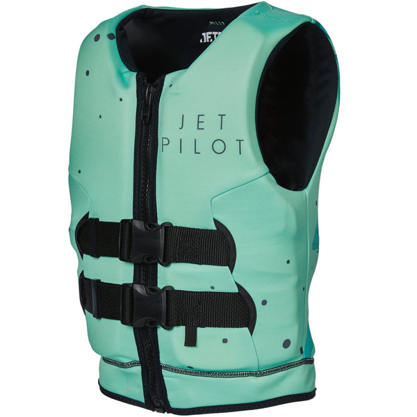 Jetpilot Cause Kids/Girl's Neoprene Life Jacket Vest (Mint Wings)