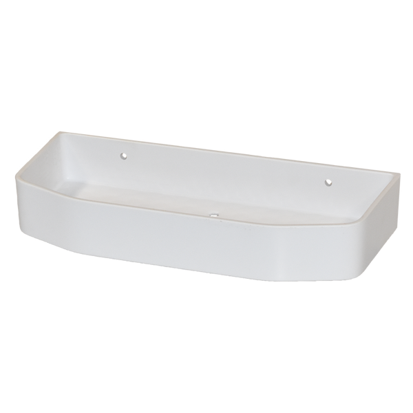 Coast Bathroom Sml Commodity Basket - White 250x112x40mm
