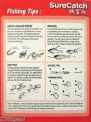 Surecatch 140 Piece Assorted Suicide Fishing Hook Pack in Tackle Box