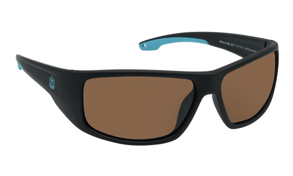 Ugly Fish PFR314 Polarised Floating Wrap Sunglasses -Matt Black Frame/Brown Lens