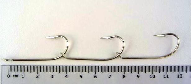 Wilson Tailor Fishing Rig 3x3/0 Hook-Setup - 40lb Clear Mono Leader