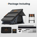 San Hima Kalbarri X Rooftop Tent Hardshell With Ladder Camping 4WD 4x4