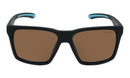 Ugly Fish PFR357 Polarised Floating Sunglasses - Matt Black Frame/Brown Lens