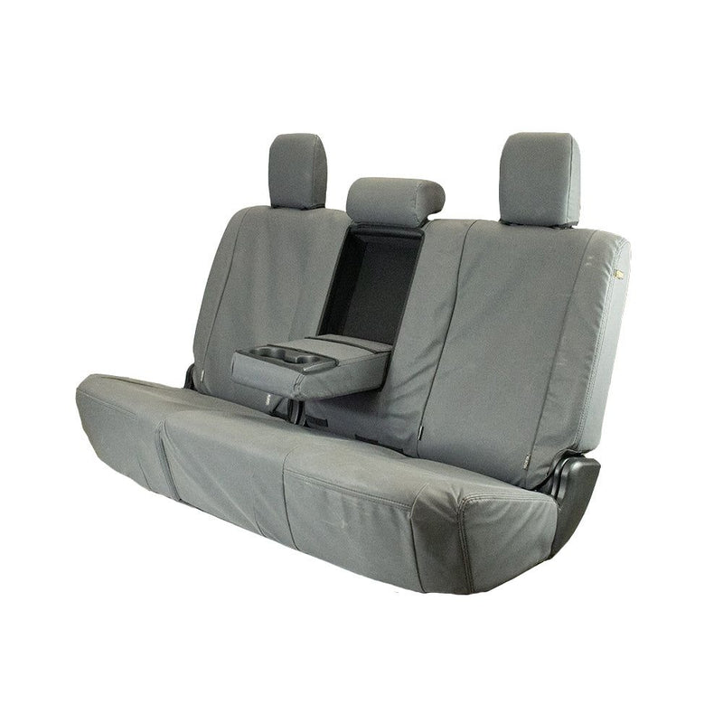 Razorback 4x4 XP7 Heavy Duty Canvas Rear Seat Covers For a Toyota HiLux 8th Gen (Leather Seats Only)
