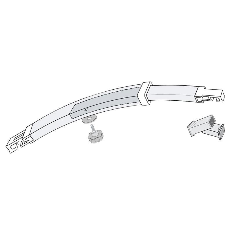 Fiamma 98655A002 Curved Centre Rafter Pro - Suit F45/F65/F80 Awnings