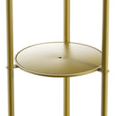Levede Coat Rack Hat Clothes Stand Hanger Garment Hook Tree Metal Organizer Gold