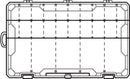 Flambeau 5003 25 Compartment Tuff Tainer Fishing Tackle Tray with Zerust