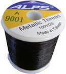 Alps 100yds of Metallic Black Rod Wrapping Thread-Size A (0.15mm) Thread