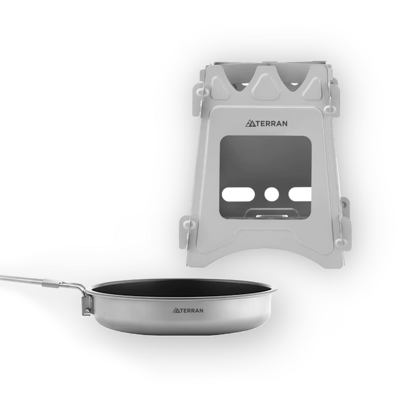 TERRAN Titanium Stove & Frying Pan Set