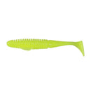 5 Pack of 5in Duo Realis BooStar Wake Soft Plastic Swimbaits - Solid Yellow UV