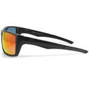 Dirty Dog Primp Satin Black/Red Fusion Mirror Polarised Unisex Sunglasses 53535