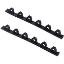 2 Pack Wilson Large Moulded Rubber Rod Racking - Holds Up To 12 Fishing Rods