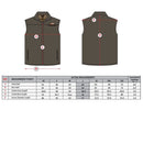 Weatherall Outback Survival Gear Snowy River Fleece Lined Oilskin Vest (Brown)