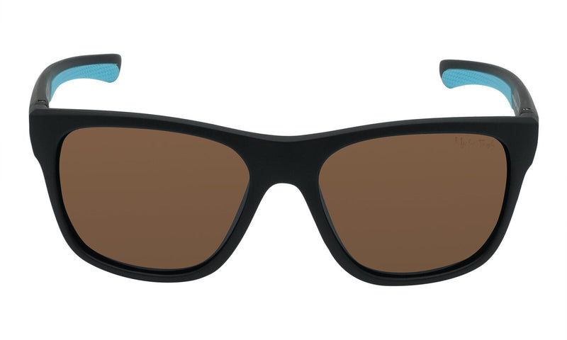 Ugly Fish PFR391 Polarised Floating Sunglasses - Matt Black Frame/Brown Lens