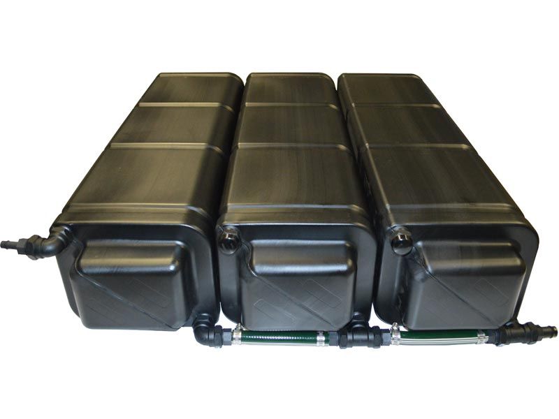 BR Plastics 43L Modular Water Tank - With Fittings Two