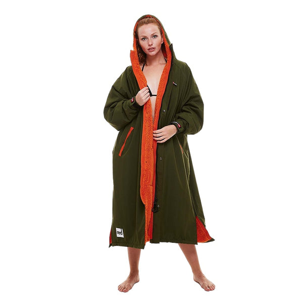 Women's Long Sleeve Pro Change Robe EVO - Parker Green