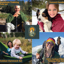 All-Season Lightweight Camping Blanket Green