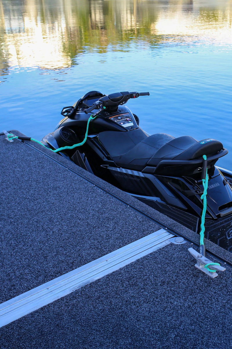 Jetpilot 2 x 80cm Floatable Nylon Elastic PWC Jet Ski Bungee Dock Ties (Twin Pack)