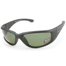 Dirty Dog Banger Satin Dark Grey/Green Polarised Men's Sport Sunglasses