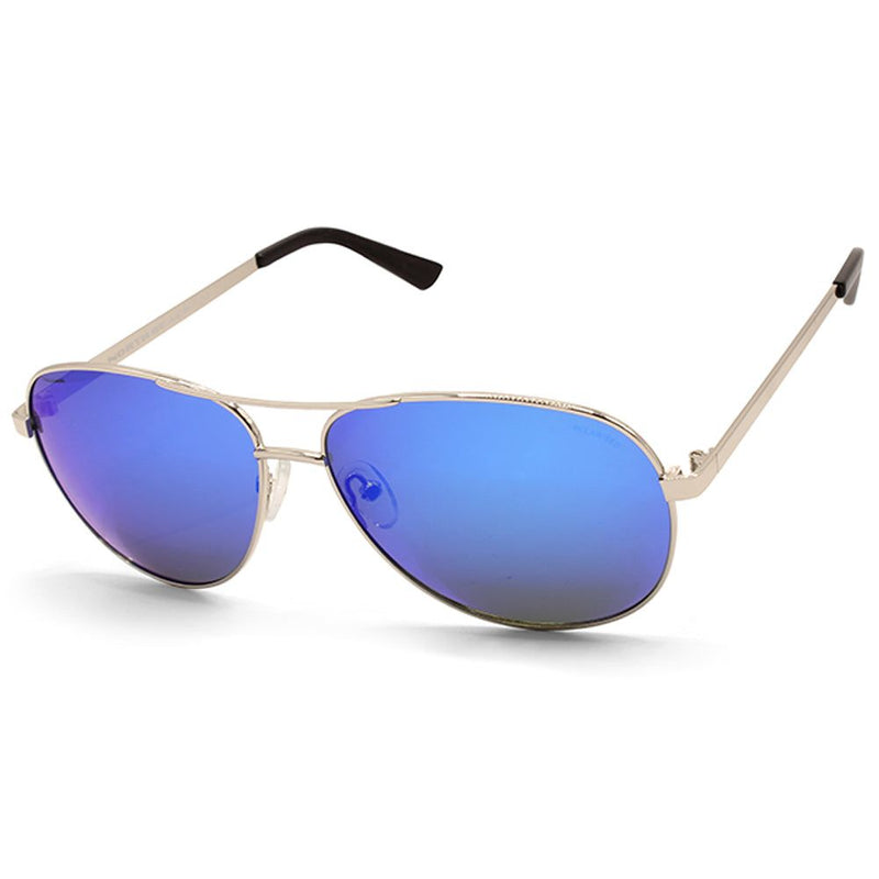 North Beach Pollack Silver/Blue Mirror Polarised Unisex Sunglasses