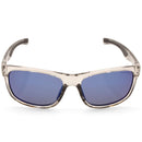 North Beach Darko Crystal/Blue Mirror Polarised Unisex Sunglasses