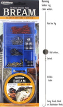 Gillies Bream Tackle Pack - 101 Piece Assorted Tackle Kit With 8lb Fishing Line