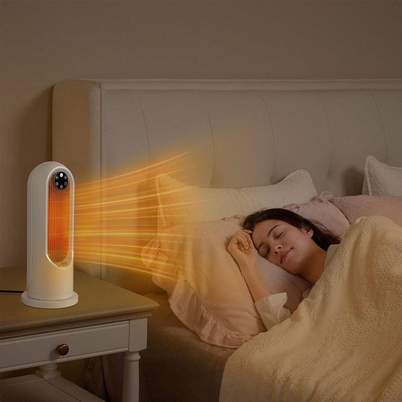 Spector Electric Portable Space Heater Fan 1200W Quiet Efficient Fast Heating