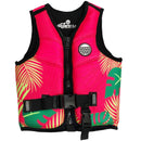 Riders Inc Tropic Pink Junior/Girls Neoprene Life Jacket Buoyancy Flotation Vest